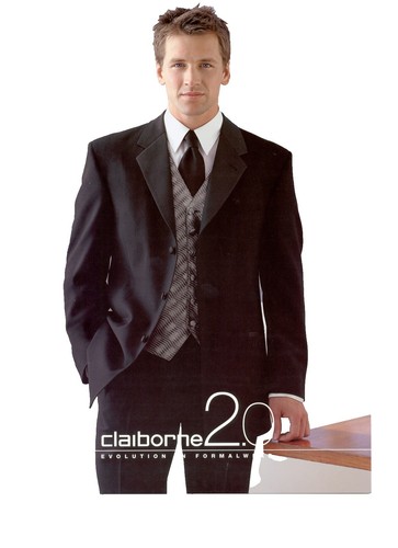 Oxxford Clothes Tuxedo Jacket Mens 48L Black Pure Wool Satin Trim