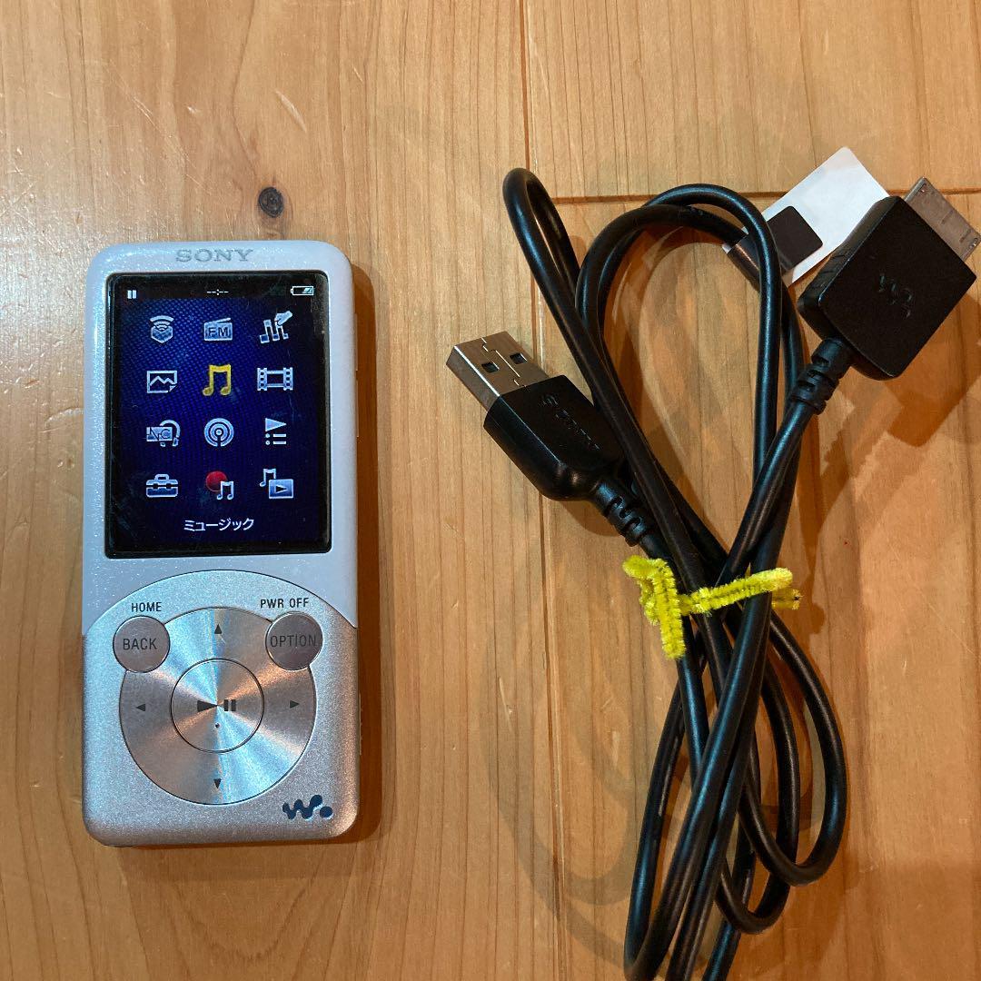SONY walkman NW-S754 white 8GB mp3 wma audio player used Japan