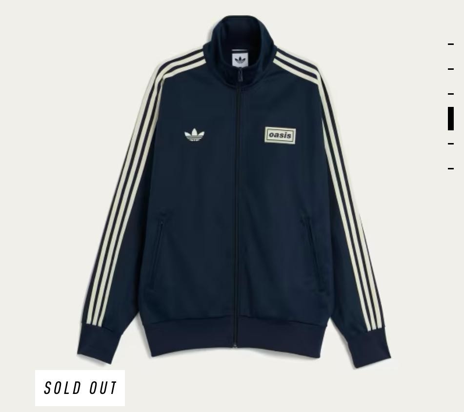 OASIS x Adidas TOUR FIREBIRD TRACK TOP | eBay