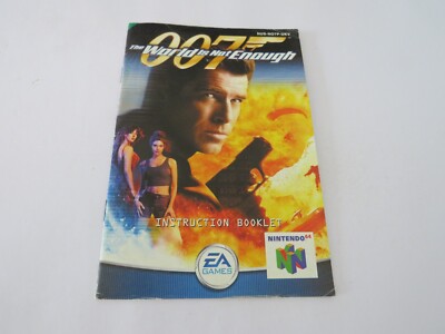 007 The World Is Not Enough Nintendo 64 N64 Game Boxed With Manual