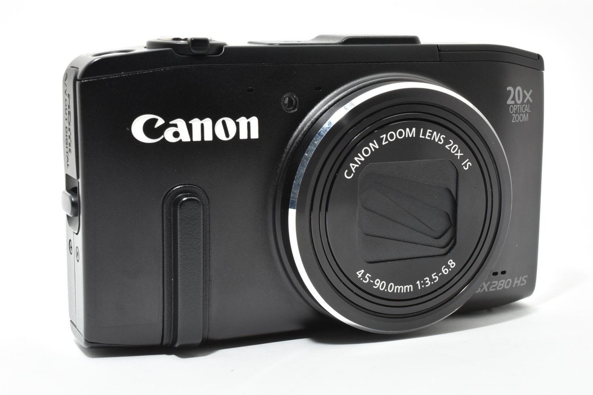 Canon PowerShot SX280 HS 12.1MP Digital Camera - Black for sale