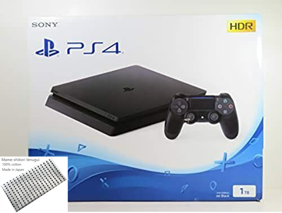 SONY PS4 PlayStation 4 Jet Black 1TB CUH-2100BB01 In Box Japan ver