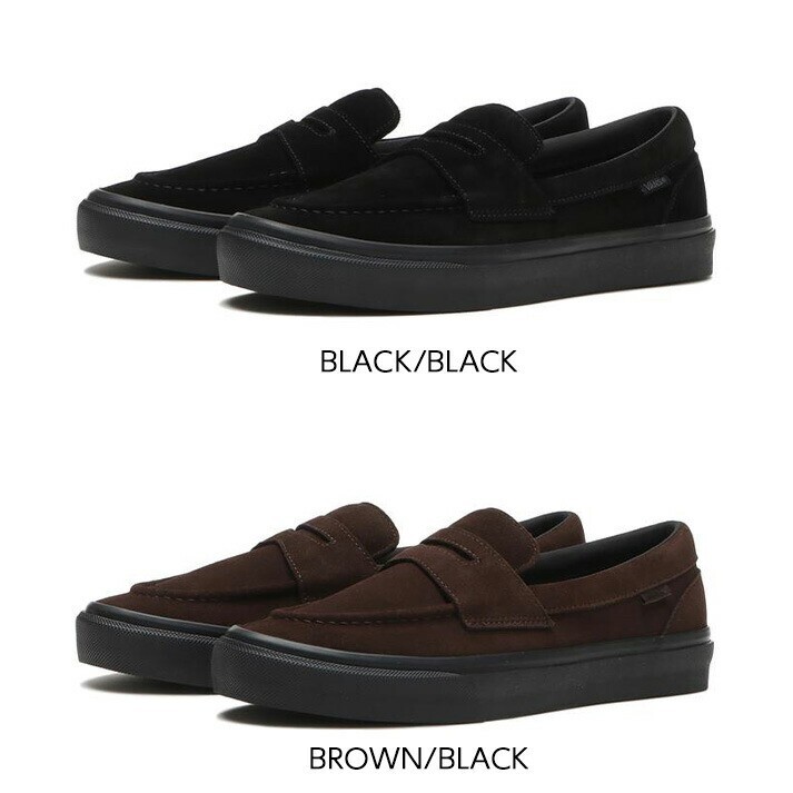 Vans Loafer Low Cut Leather 2 Colors V196CF CN Men's Size US 4