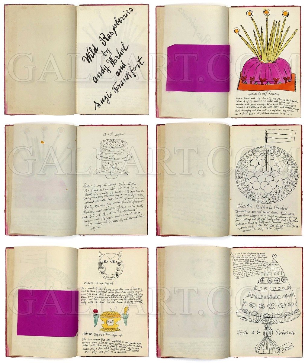 ANDY WARHOL IV.126-143: WILD RASPBERRIES 1959 | COMPLETE BOOK