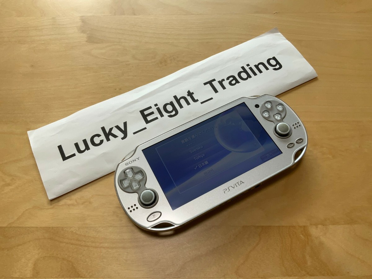 PS Vita Ice Silver PCH 10007 Console only PSV Fat [H] | eBay