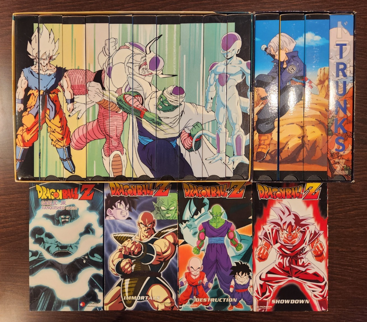 Dragon Ball Z VHS Box Set Lot Frieza Saga + Trunks Saga + Loose
