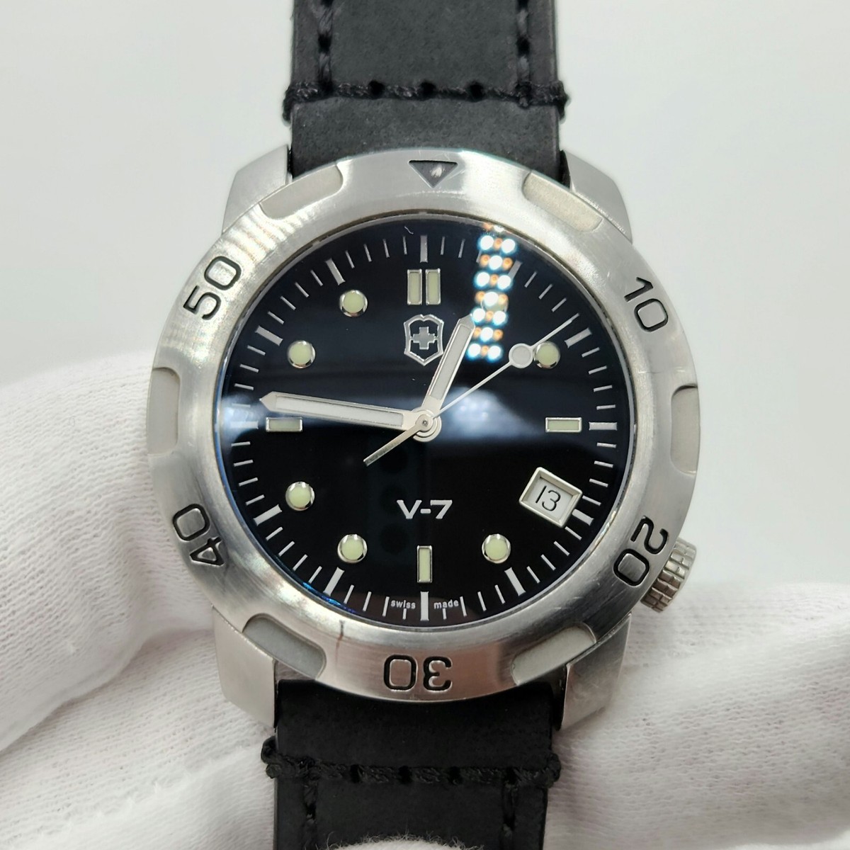 Victorinox Sub-Racer V7-20X Men's Silver Tone Quartz Watch w