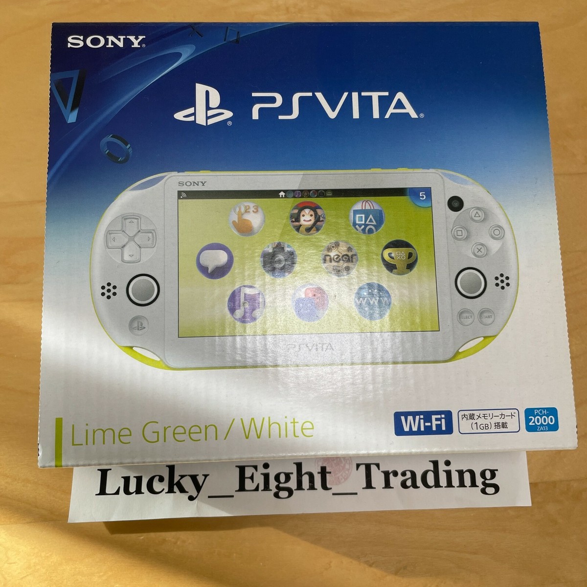 Sony PS Vita PCH-2000 1GB Lime Green/White Handheld Console for