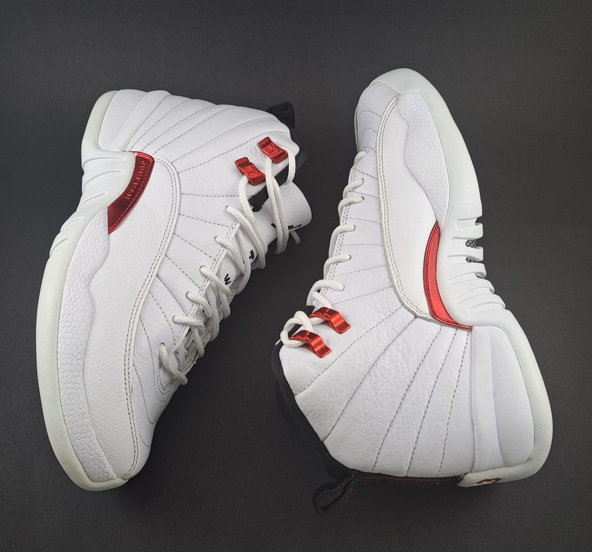 Nike Air Jordan 12 Retro 'Twist' White/ Red GS (153265-106) Size