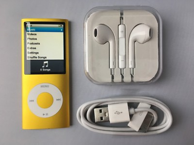 Apple iPod nano 4th Generation Yellow (16 GB) for sale online | eBay