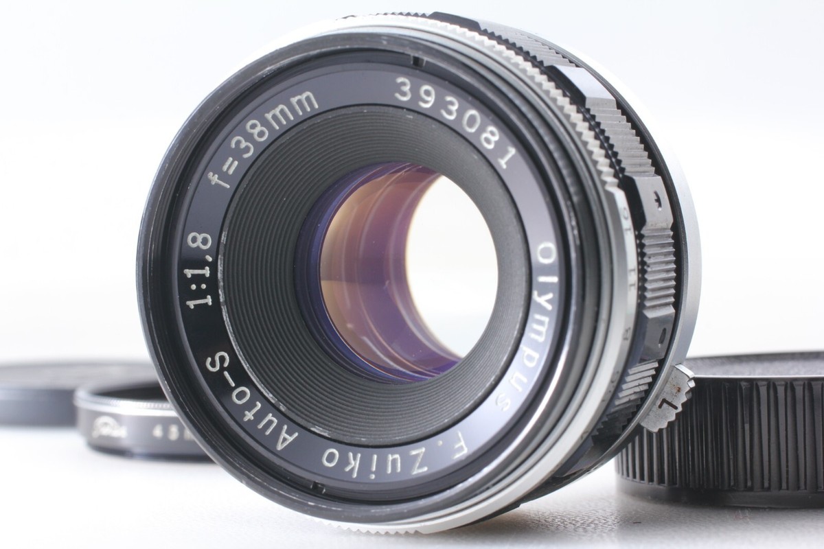 CLA'd Almost MINT] Olympus F. Zuiko Auto-S 38mm f/1.8 Lens For Pen
