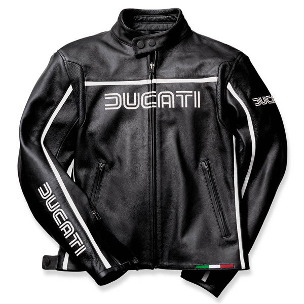 Ducati Dainese 80'S Ladies Leather Jacket Black White New | eBay