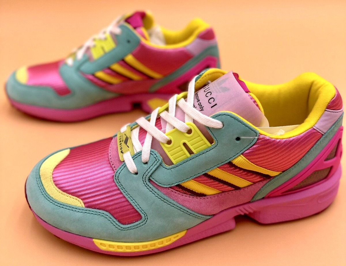 IE2266] Adidas x Gucci Women's ZX 8000 Pink Strata - Size 7.5 | eBay