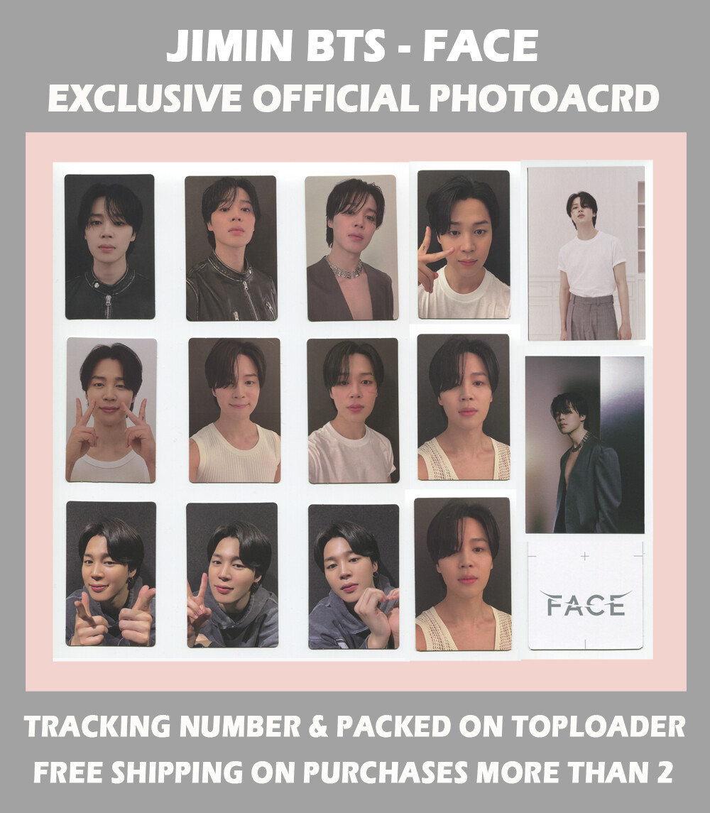 JIMIN BTS - FACE ALBUM WEVERSE M2U SOUNDWAVE POB EXCLUSIVE