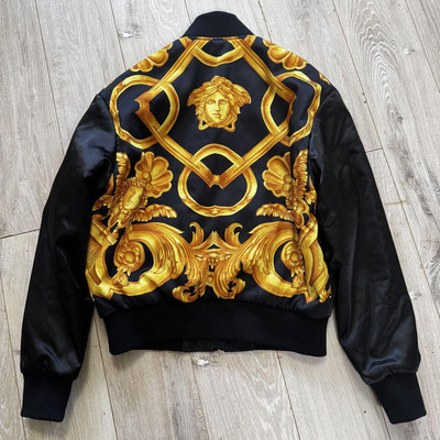 Versace Blouson Back Print Medusa Gold Baroque Jacket Men's i10407