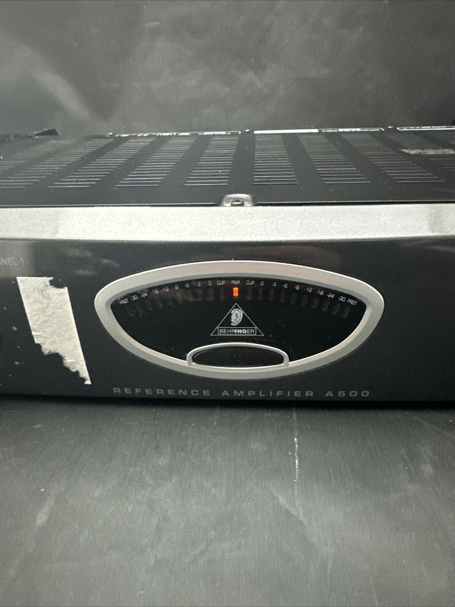 Behringer Reference Amplifier Model A500 | eBay