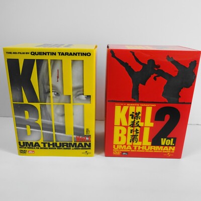 KILL BILL Premium JAPAN DVD BOX 1＆2 w/Be@rbrick Figure UMATHURMAN