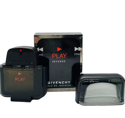 GIVENCHY PLAY INTENSE EDT 50 ml - 1.7 FL.OZ . Hard To Find Sealed