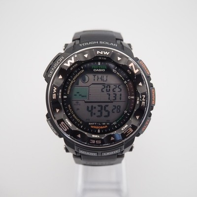 VG] Casio Pro Trek PRW-2500-1JF Protrek Triple Sensor Tough Solar