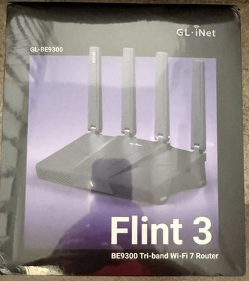GL.iNet GL-BE9300(Flint 3) WiFi 7 Router WireGuard Gaming MLO