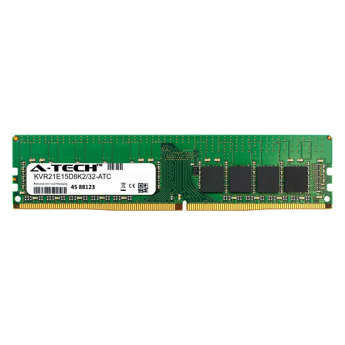 16GB PC4-17000 ECC UDIMM (Kingston KVR21E15D8K2/32 Equivalent