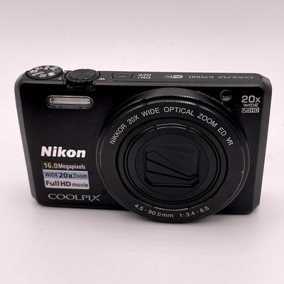 Nikon COOLPIX S7000 16MP Digital Camera – Black – Noisy Lens – For