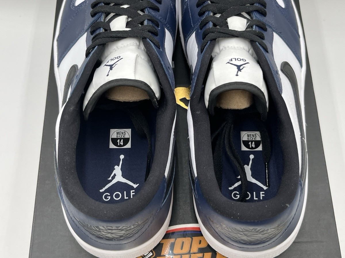 Nike Air Jordan Retro 1 Low Golf Midnight Navy 2023 Size 14