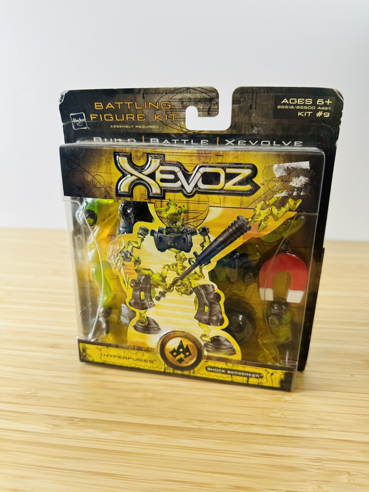 Hyperfuries Shock Berserker Xevoz 2004 Hasbro Action Figure NEW