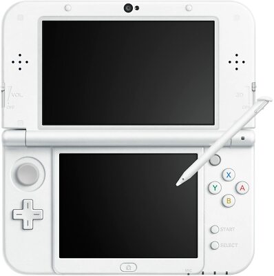 USED Japanese New Nintendo 3DS XL LL PEARL WHITE only console RED