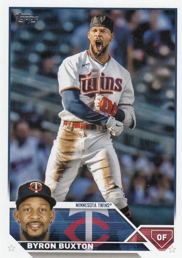 BYRON BUXTON /300 TOPPS ADVANCED STATS PARALLEL MINNESOTA TWINS