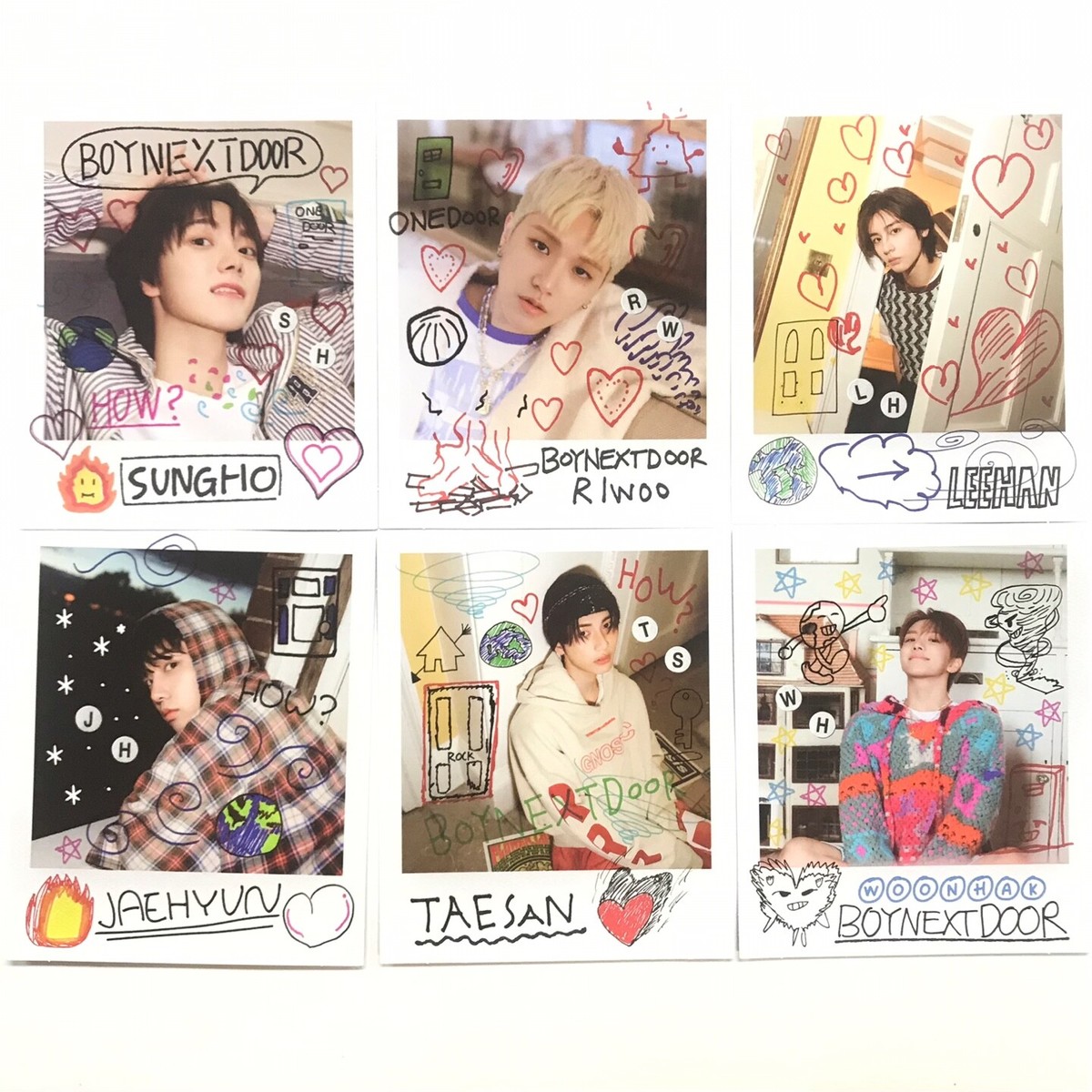 BOYNEXTDOOR] HOW? / Sticker Ver. Official Polaroid | eBay