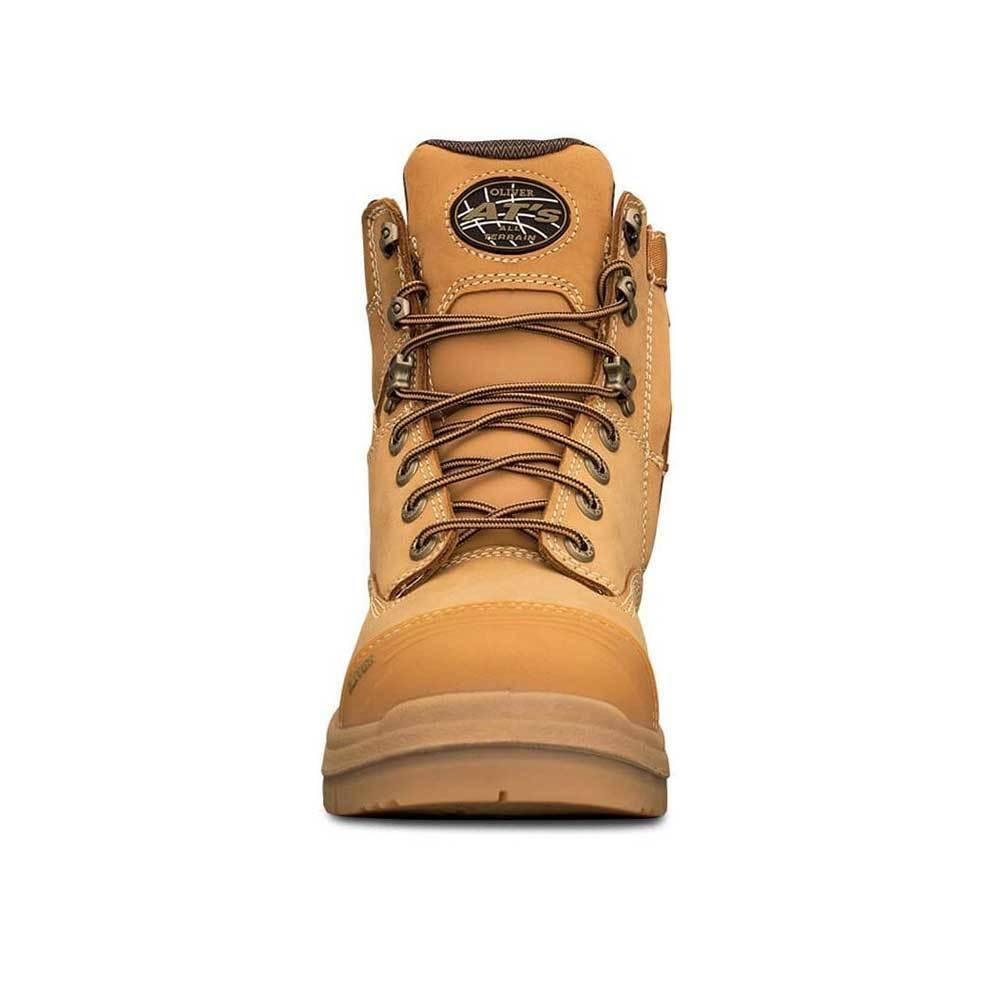 Oliver AT 55332Z 150MM Zip Sided Safety Steel Toe Work Boots