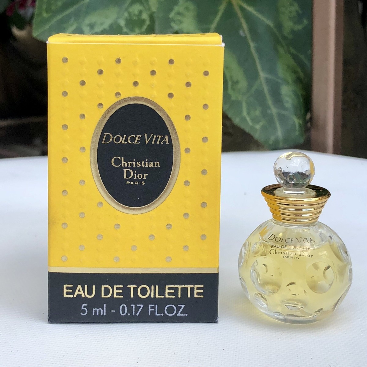 💝MINIATURE Vintage Original DOLCE VITA Christian Dior EDT 5ml