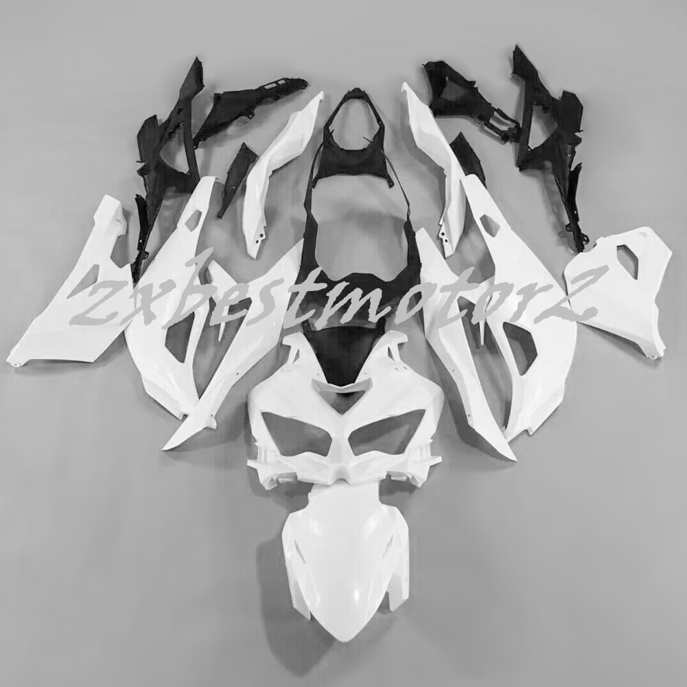 Blue White ABS Fairing Kit For Kawasaki Ninja ZX4R ZX4RR 2020-2024