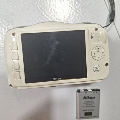 Nikon COOLPIX S33 13.2MP Digital Camera - White for sale online | eBay