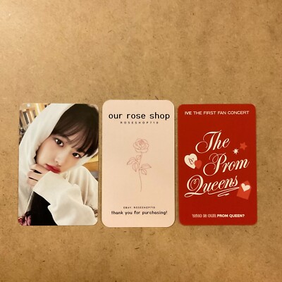 IVE The Prom Queens Official DVD Photocard | eBay