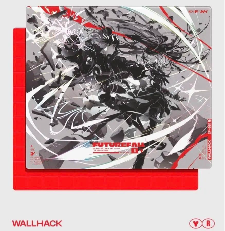 WALLHACK Skyped SP-004 Limited Edition Futurefall Glass Gaming