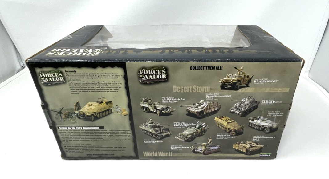 Forces of Valor German Sd. Kfz. 251/9 Kanonenwagen Normandy 1944