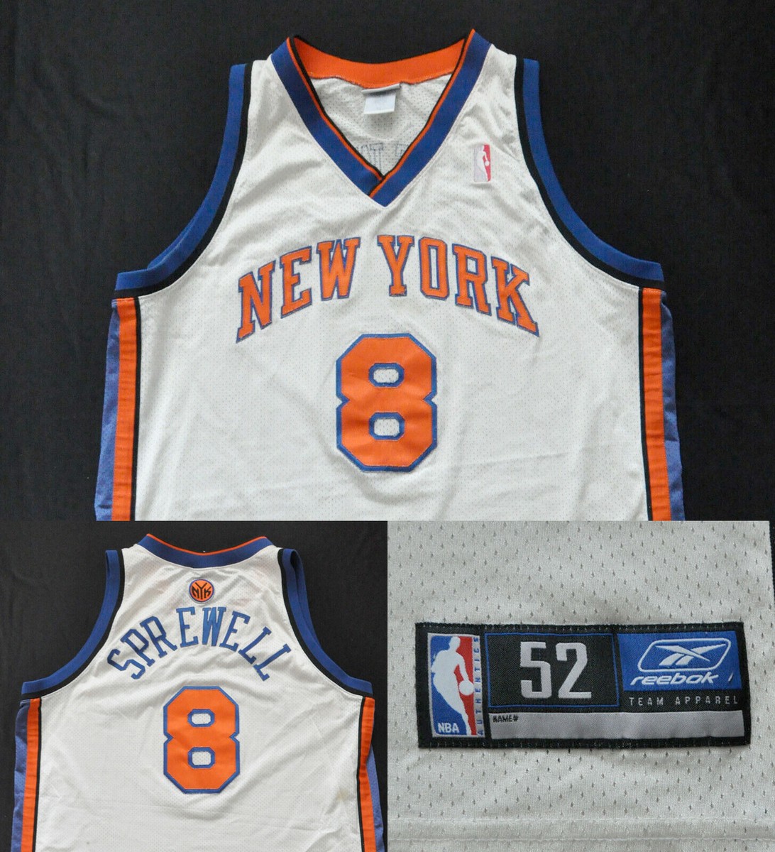 Latrell Sprewell New York Knicks Reebok Jersey Authentic NBA Sewn