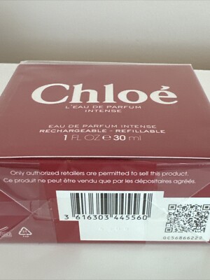 2024) CHLOE L'Eau de Parfum Intense Eau de PARFUM INTENSE 1oz/30ml