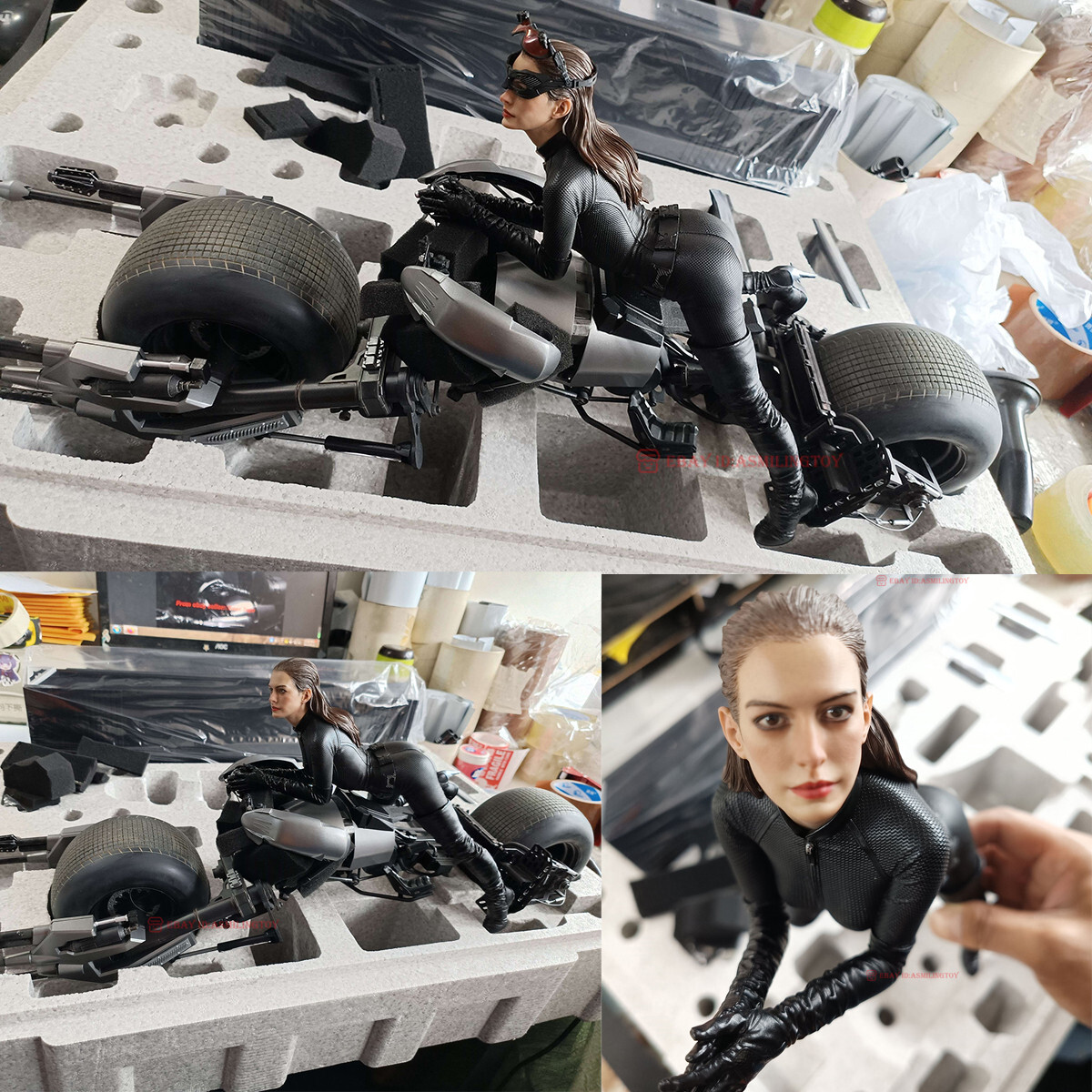 Queen Studios 1/6 QS Anne Hathaway Catwoman Satue Batman Figurine