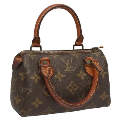 LOUIS VUITTON Monogram Mini Speedy Hand Bag Vintage M41534 LV Auth