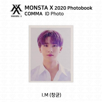 MONSTA X 2020 Photobook Comma Version ID Photo Kihyun Mihyuk