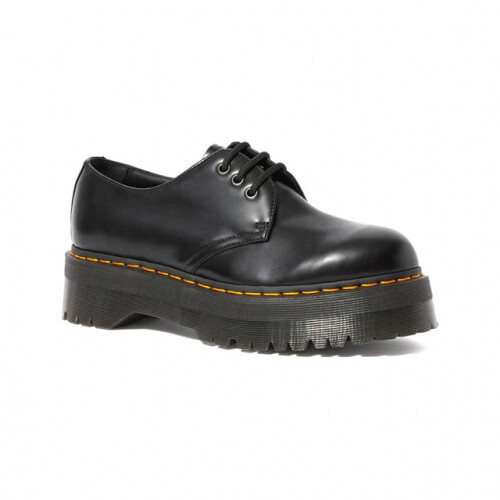 Dr.Martens 1461 Quad Black Polished Smooth - Black / 25567001 / UK