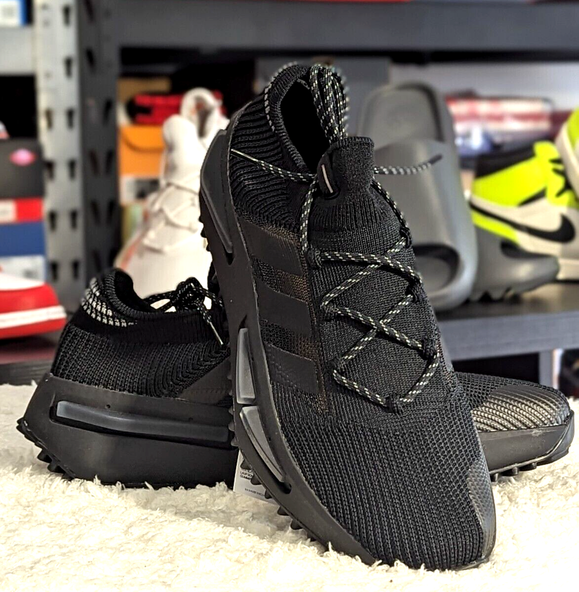 Adidas Originals NMD_S1 FZ6381 Triple Black, Core Black Grey Men's