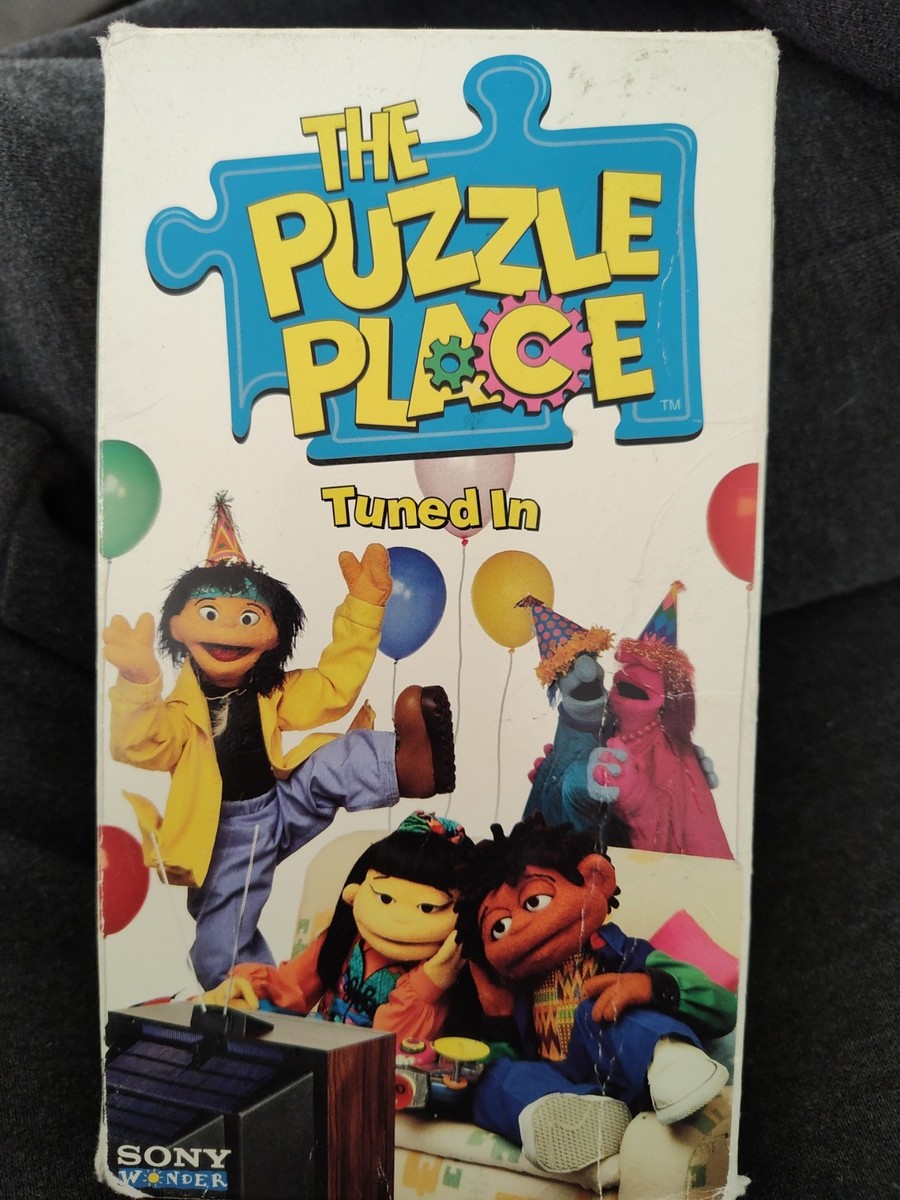 The Puzzle Place - Tuned In VHS 1995 Tape Sony Wonder Rare OOP