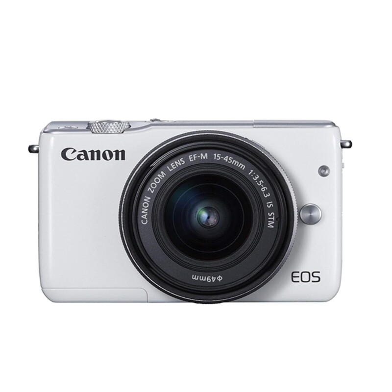Canon EOS M10 18.0MP Digital Camera With 15-45mm Lens Kit White