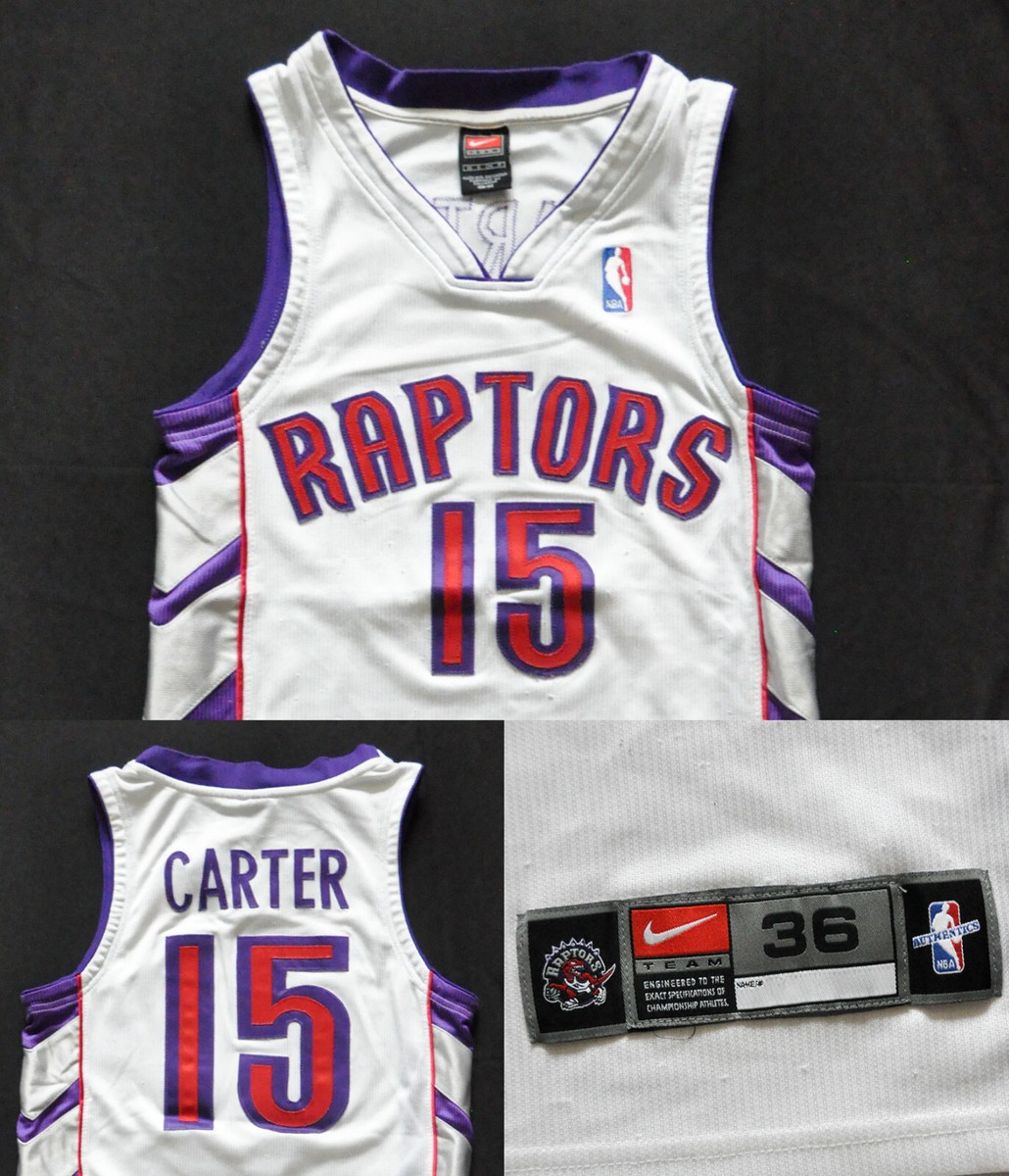 Vince Carter Toronto Raptors Nike Jersey Authentic Dri Fit NBA Men