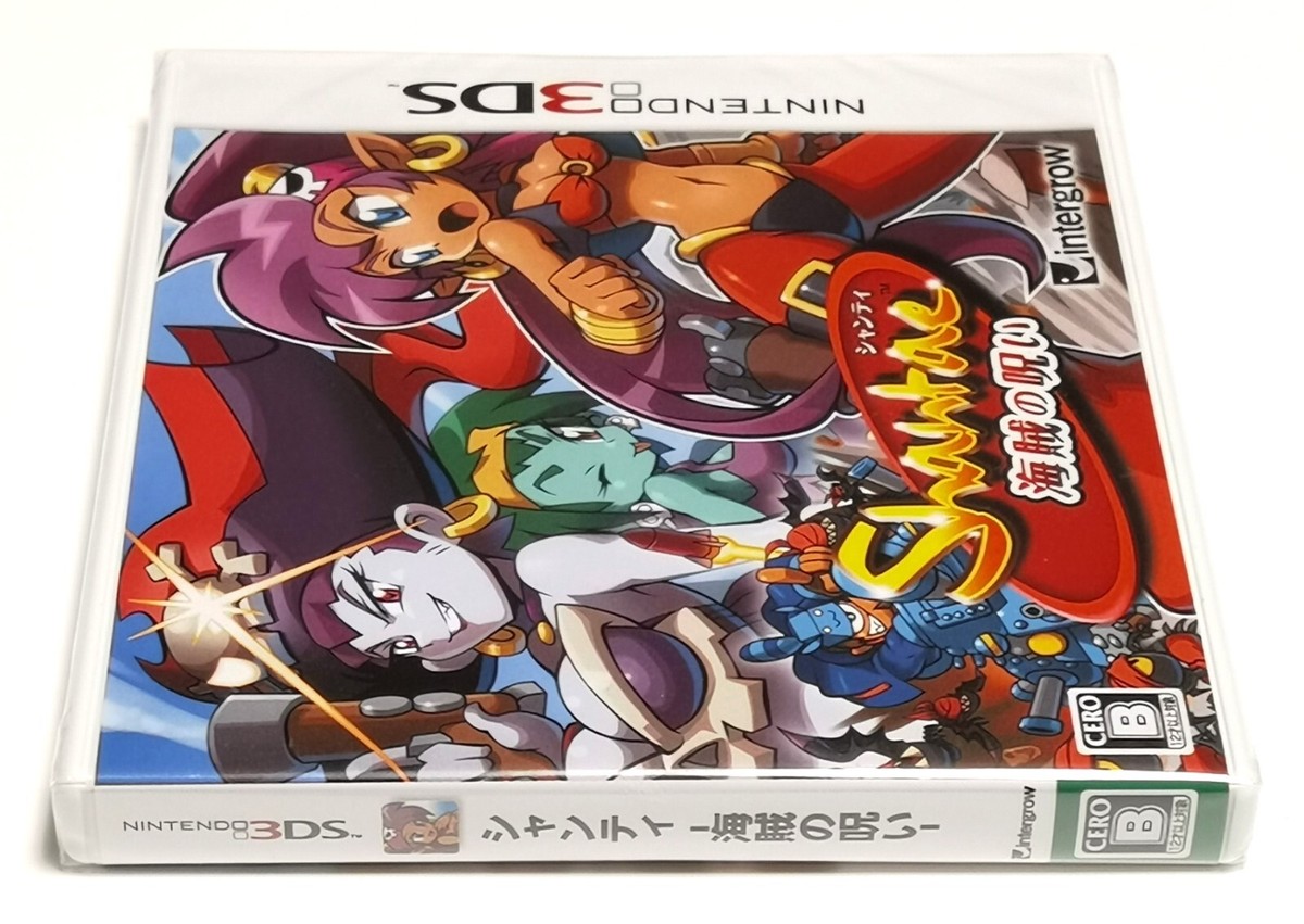 Shantae and the Pirate's Curse (Nintendo 3DS game) Brand New Japan