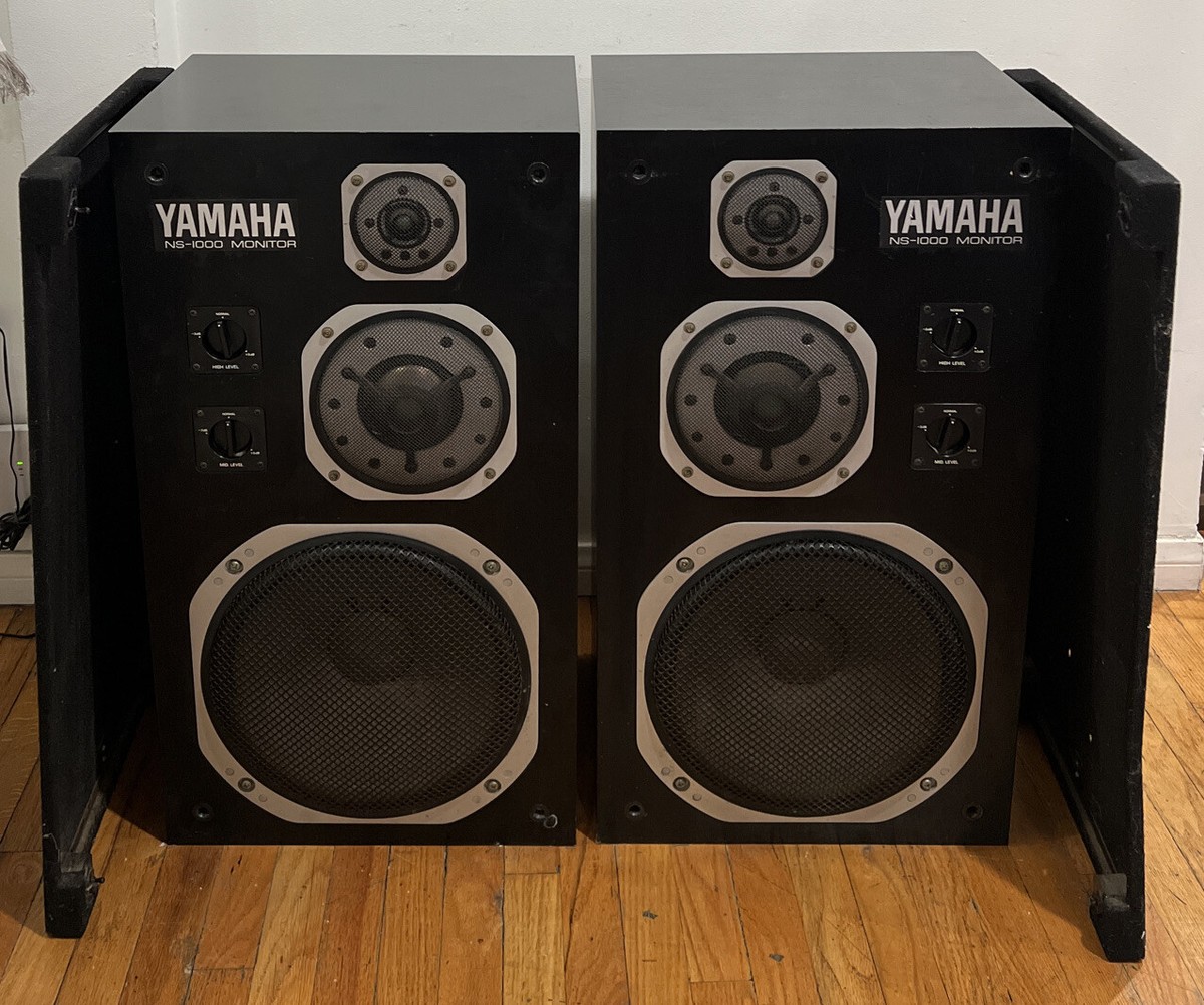 Vintage Yamaha NS-1000 Monitor Black Color Speakers | eBay